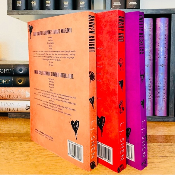 OOP / OG Pretty Reckless + Broken Knight + Angry God by L. J. Shen - Picture 8 of 10